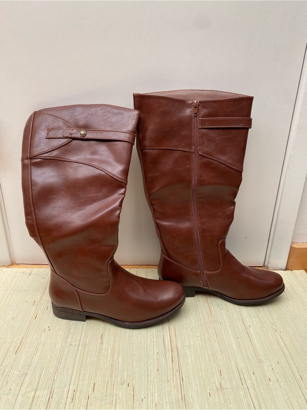 Classic Tall Brown Women's Riding Boots Ruiee